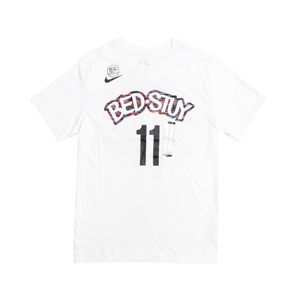 Nike 短袖上衣 Kyrie Irving 布魯克林 籃網隊 白 11號 男款 城市【ACS】 BV8746-100