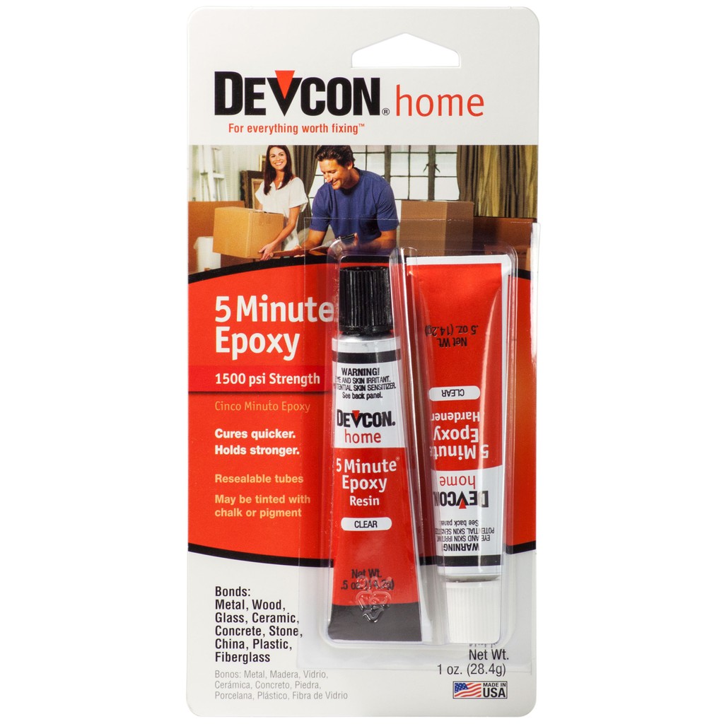 &lt;現貨&gt;【奕特工程有限公司】DEVCON #20545  5 Minute Epoxy兩液型5分鐘快乾環氧樹脂 (小包)