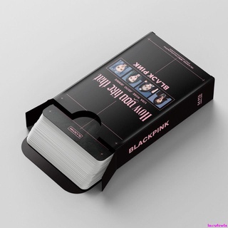 愛豆周邊 BLACKPINK粉墨集體款LOMO卡韓版女團明星卡片套裝 粉絲收藏應援卡
