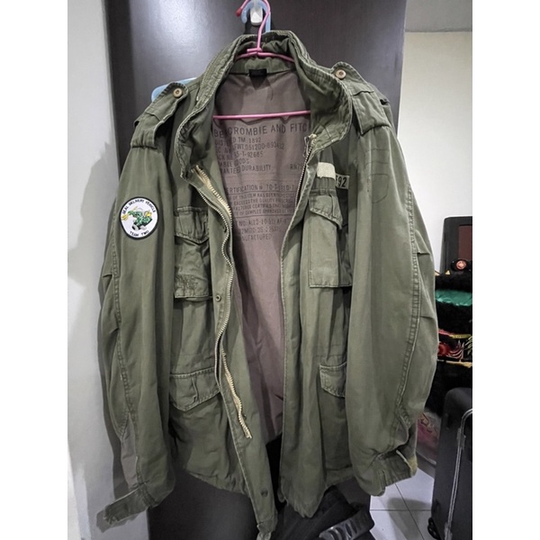 M65軍大衣 XL尺寸 AF純正美國原裝（官方版）絕版墨綠色軍大衣（電影：計程車司機穿的）保存良好 市面買不到了😊