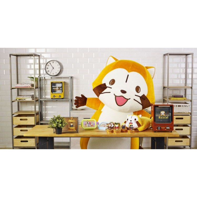 7-11【PUCHI RASCAL小小浣熊】甜甜食光系列 復古造型雙層烤箱 咖啡色款