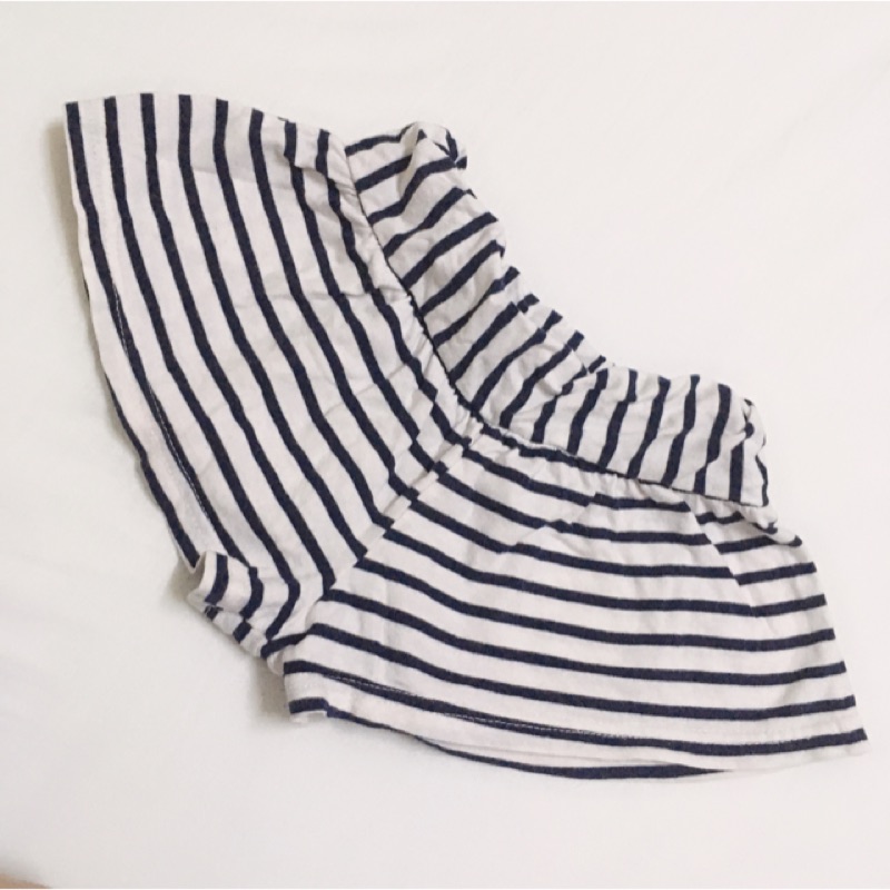 女童條紋休閒短褲‼️棉質舒適台灣製二手