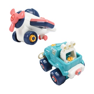 (新品故障包退)拆裝飛機+吉普越野車 手作玩具 DIY組裝 玩具飛機 越野玩具車 玩具車 頑玩具