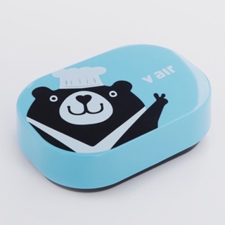超萌威熊環保餐盒（含餐具）便當盒 威航 V Air 全新絕版品