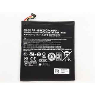 科諾-台灣出貨 全新AP14F8K電池 適用宏碁 ACER AP14F8K B1-810 B1-820 #H086A