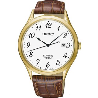 SEIKO 精工 簡約數字面紳士錶(7N42-0FW0K)(SGEH78P1)40mm