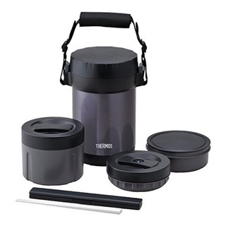 THERMOS 膳魔師 JBG-1801-MDB 不鏽鋼保溫便當盒 多層保溫盒 保溫飯盒 1300ML