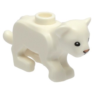 樂高 Lego 白色 小 獅子 77307pb02 60307 動物 玩具 積木 White Lion Baby Cub