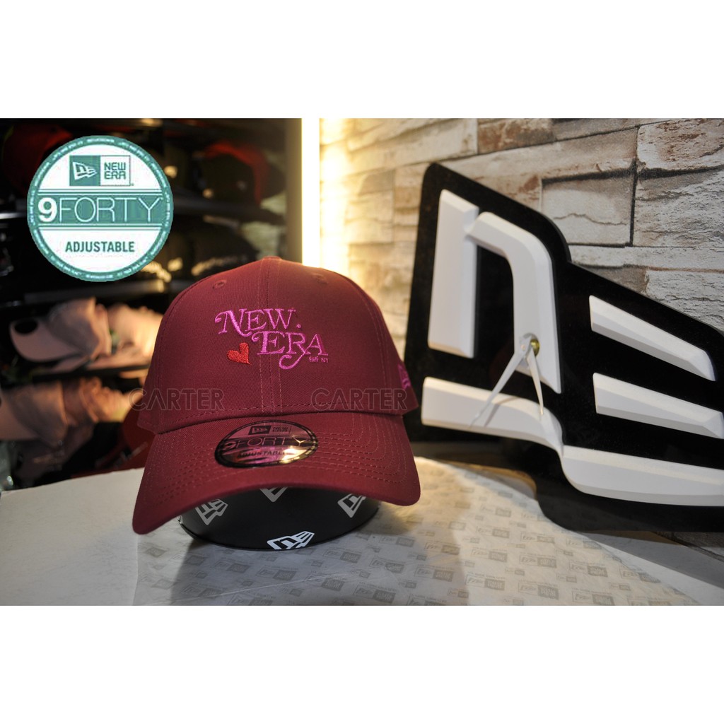 特價 New Era Branded Valentine's 9Forty Cardinal NE情人節愛心酒紅色940