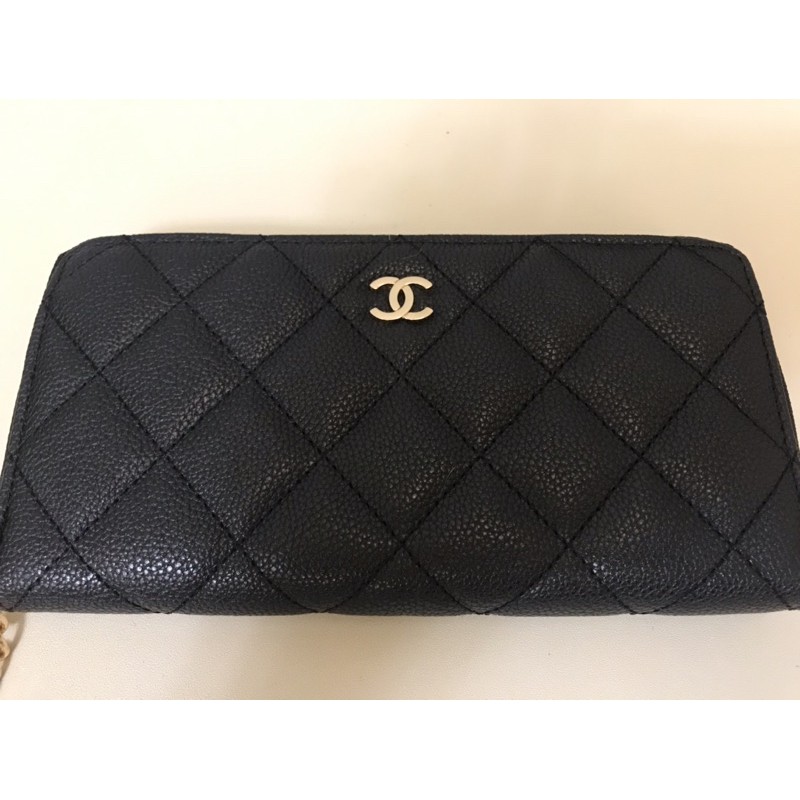 Chanel VIP贈品包 荔枝紋皮夾