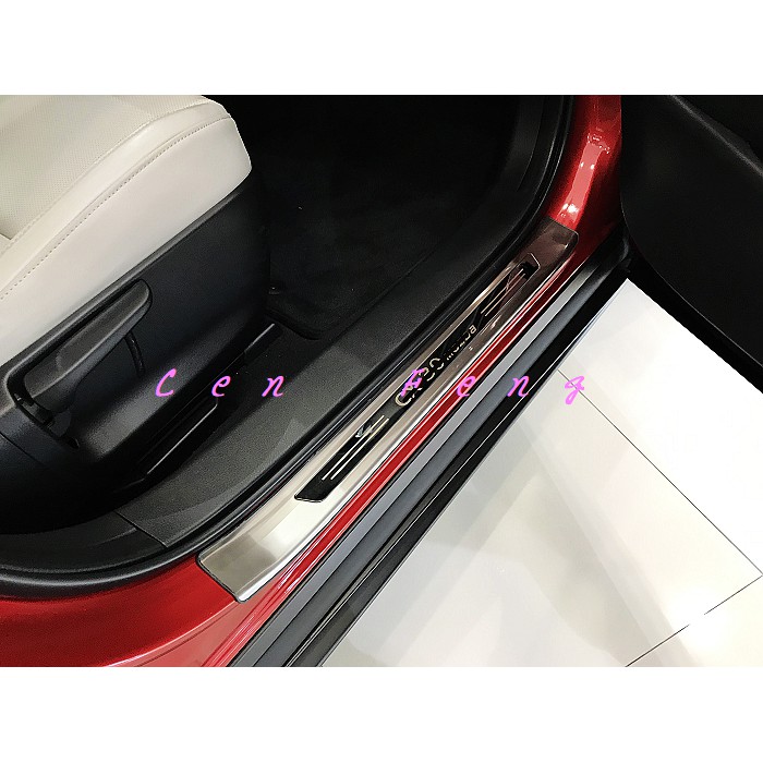 涔峰ＣＦ☆(銀)MAZDA CX-30 CX30 迎賓踏板 外門檻條 白金踏板 白金飾板 不鏽鋼踏板 門檻踏板 防刮飾板