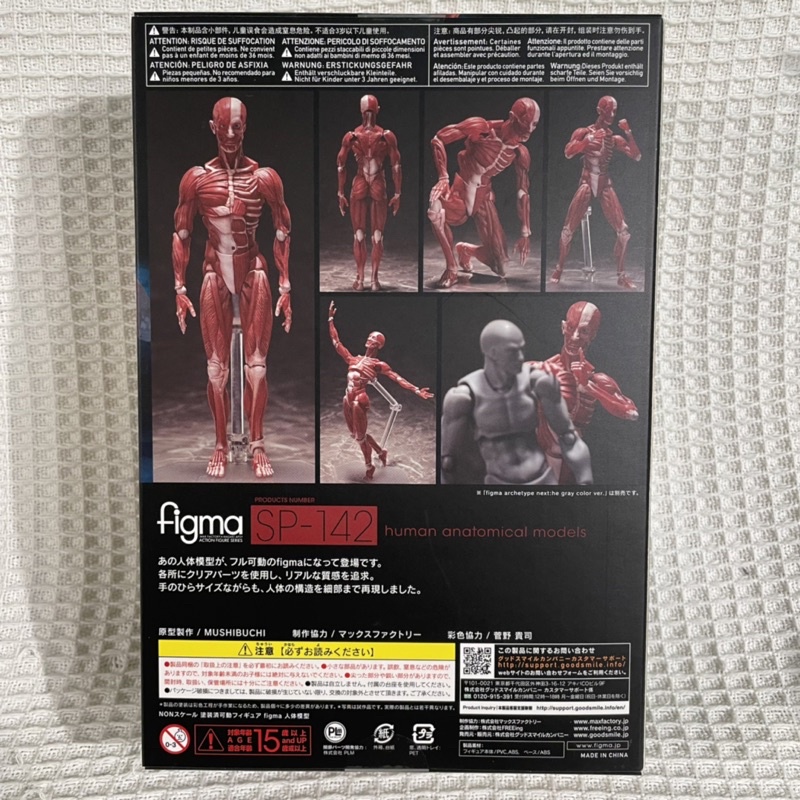 《$uper Toys》全新現貨 桌上美術館 Figma 人體模型 進擊的巨人 巨人 理科教室的人體模型 可動 人偶