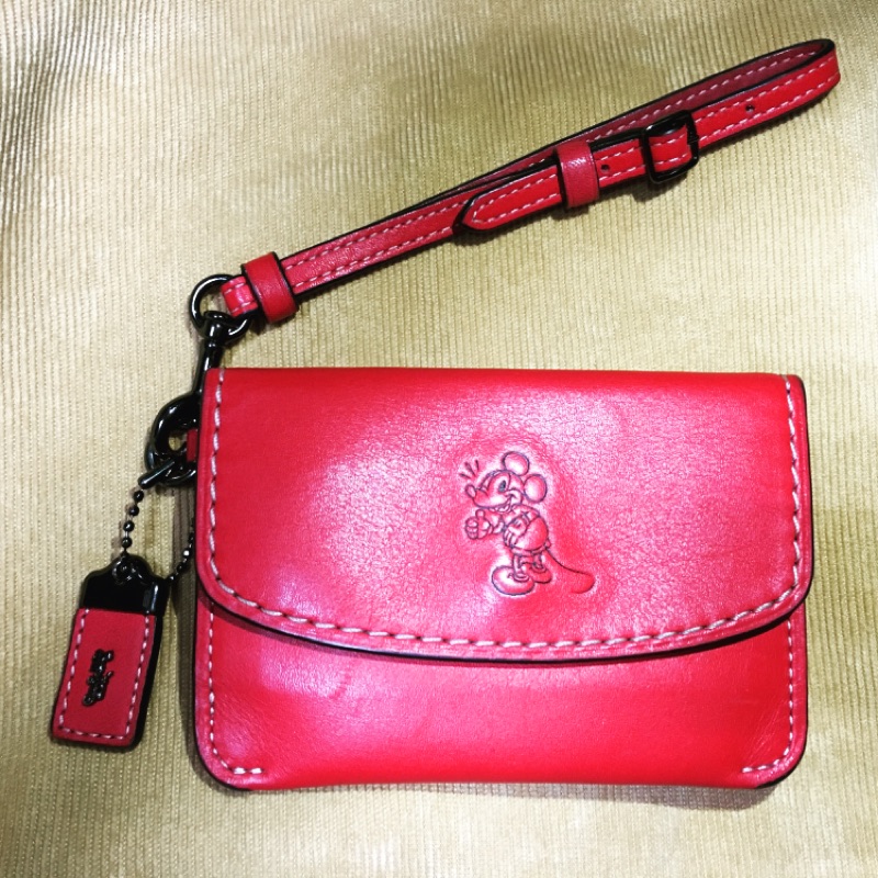 ［美國買回🇺🇸］Disney X Coach 限量真皮小零錢包