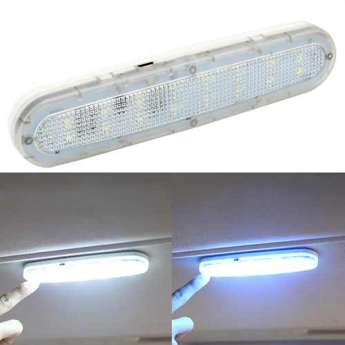 1pc 圓頂車室內吸頂燈通用 USB 充電汽車車頂磁鐵燈 LED 汽車內飾閱讀燈