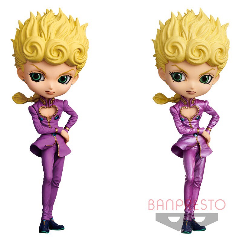 代理版 A款_喬魯諾 喬巴拿 JOJO的奇妙冒險_Qposket_黃金之風_冒險野狼_公仔_景品