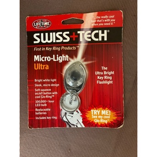 Swiss+Tech Micro-Light Ultra (含 LED燈) 鑰匙圈 鑰匙扣 鑰匙環 Swiss Tech