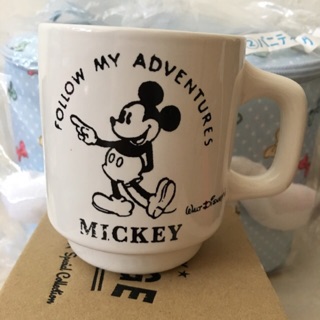 日本 Disney 迪士尼 米奇 復古馬克杯/馬克杯/杯子