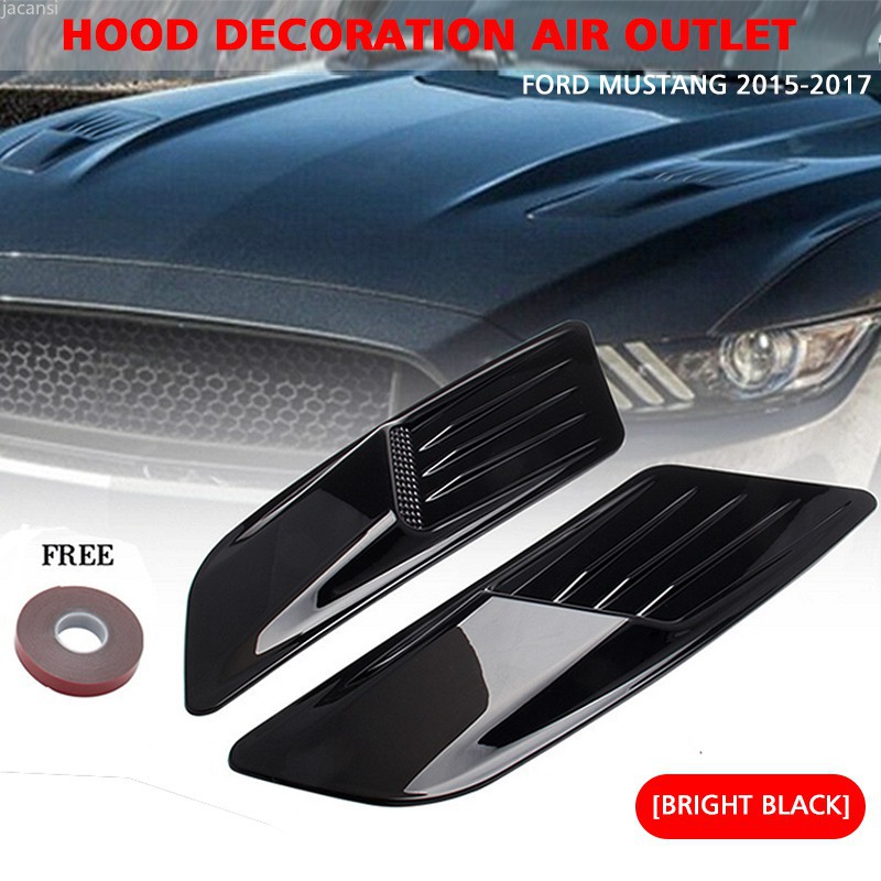 適用於福特野馬15 17 的新型前引擎蓋瓢熱提取器插入通風口 蝦皮購物