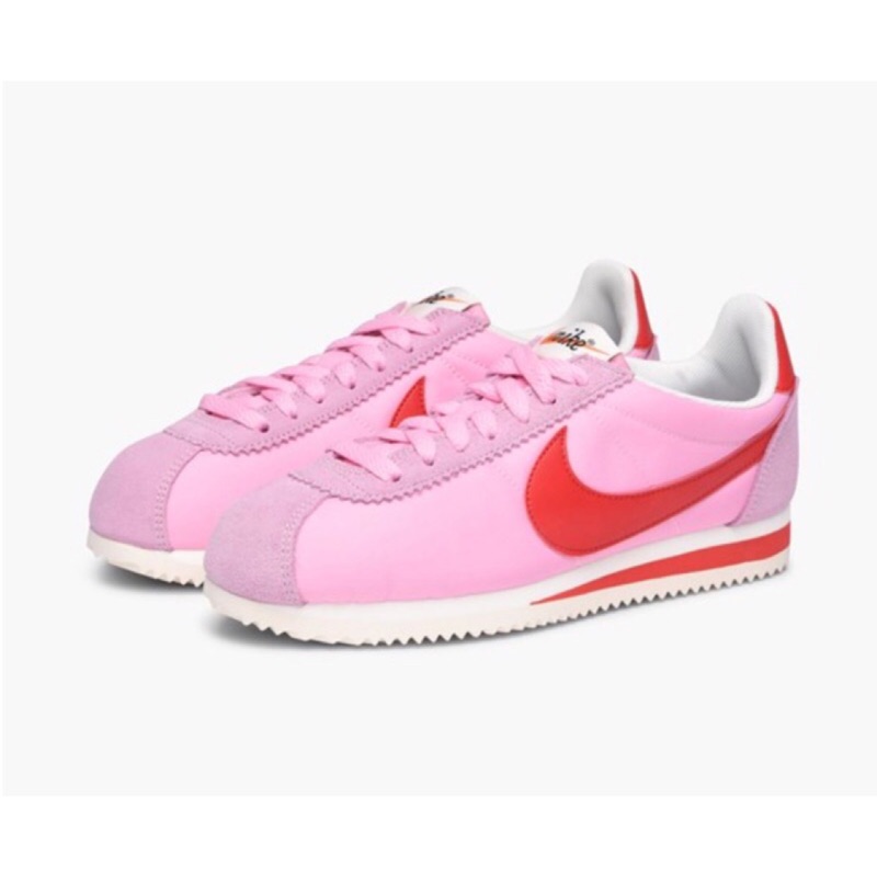 【代購歐州公司貨】Nike Classic Cortez Nylon Premium 882258-601 粉紅色 全碼