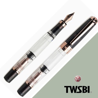 TWSBI 三文堂 鑽石580 透黑玫瑰金II 活塞鋼筆