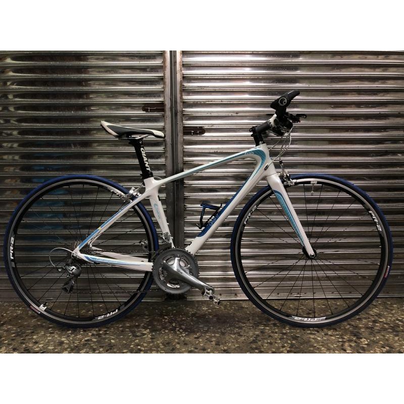 出清!【 專業二手腳踏車買賣 】捷安特Giant frais composite 30速 XS號碳纖維公路車 女生公路車