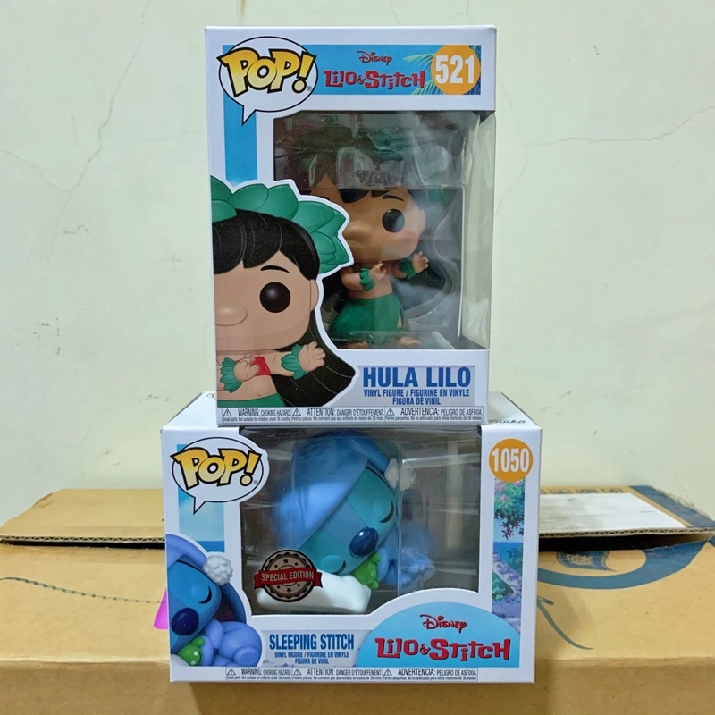 [現貨]Funko Pop 正版 迪士尼 星際寶貝 Stitch 草裙莉蘿 睡覺史迪奇 美系公仔 #521#1050