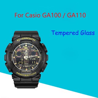 卡西歐 GA10 2.5D 9H 鋼化玻璃螢幕保護膜透明卡西歐 ga100 GA110 2.5D 9H 鋼化玻璃螢幕保護