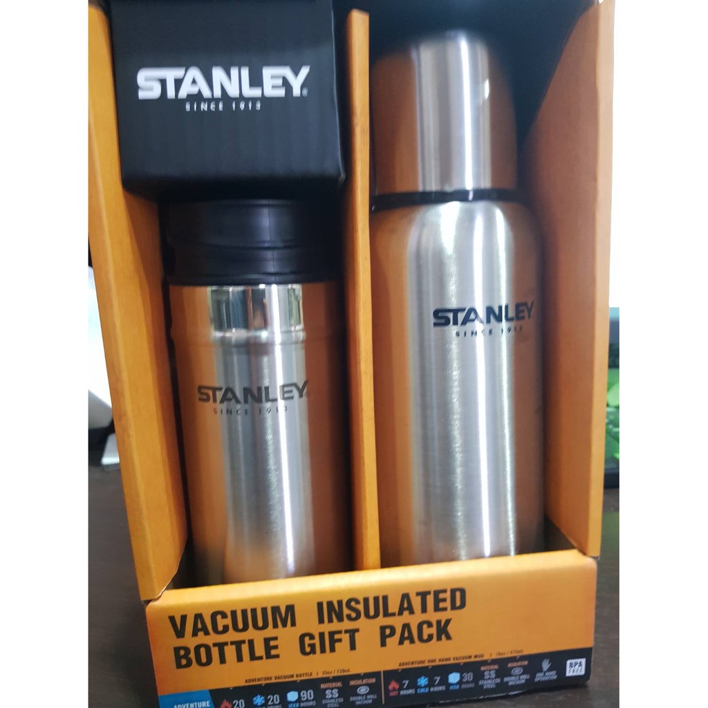 Stanley 史丹利探索系列不鏽鋼真空保溫瓶739ml+保溫杯473ml套裝