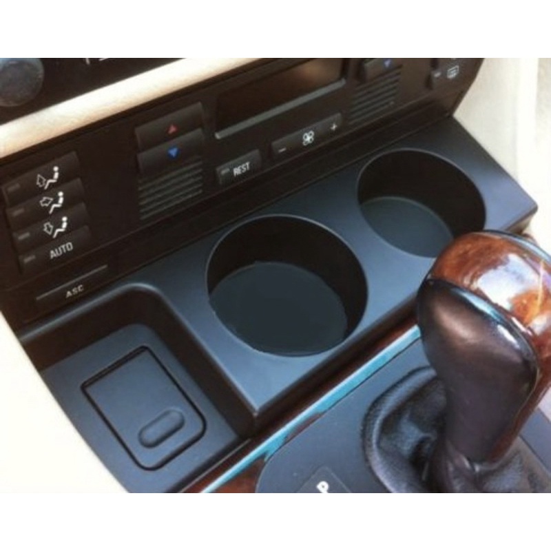 台灣現貨 BMW E39前置杯架 中央前控制台插件 雙杯架 寶馬 5系列 520 525 530 M5 專用飲料杯架