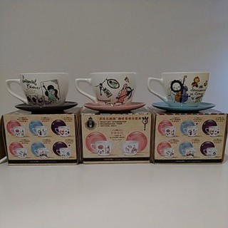 《現 貨》深情馬戲團’ 咖啡優雅杯盤組（深情獨奏、紅心魔術、優雅鋼索、黑桃撲克）每款原價$150元 特價$130元