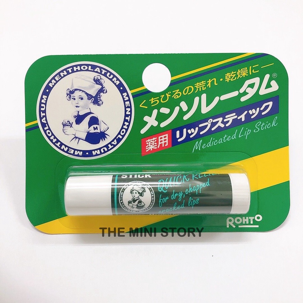 【現貨】日本Mentholatum 曼秀雷敦護唇膏 QUICK RELIEF 唇部粗糙乾燥用 4.5g