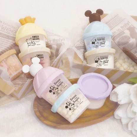 日本製迪士尼 米奇/米妮/維尼 奶粉盒 攜帶外出盒 儲存盒 奶粉罐 奶粉分裝罐 外出用品 分裝奶粉日本代購