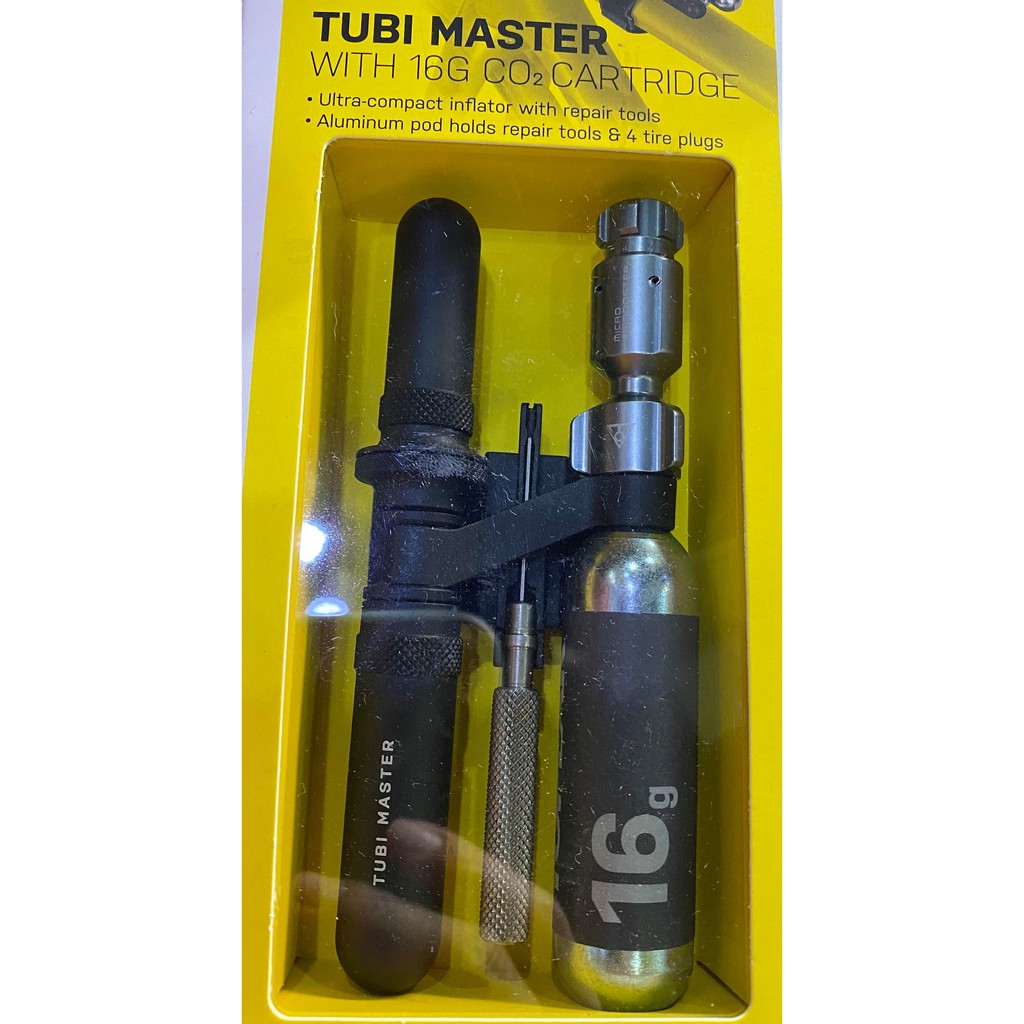 🔥全新公司貨🔥TOPEAK TUBI MASTER TUB-MS 登山車 無內胎補胎工具组 CO2充氣鋼瓶 聰明嘴 補胎