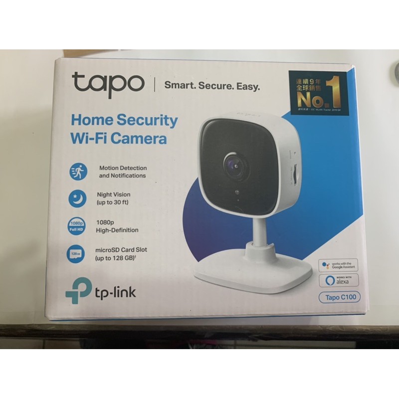 TP-Link Tapo C100  二手 wifi無線 智慧1080P高清網路攝影機/監視器/IP CAM