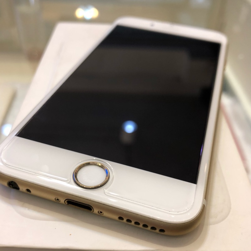 9.8新iphone6+ 64g金色 無維修無換殼 功能指紋正常 電池已於原廠更換=8990