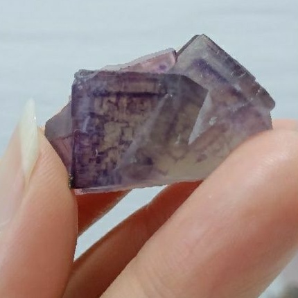 絕礦品種 湖南瑤崗仙滿天星濃郁紫螢石共生硫鐵 10g
