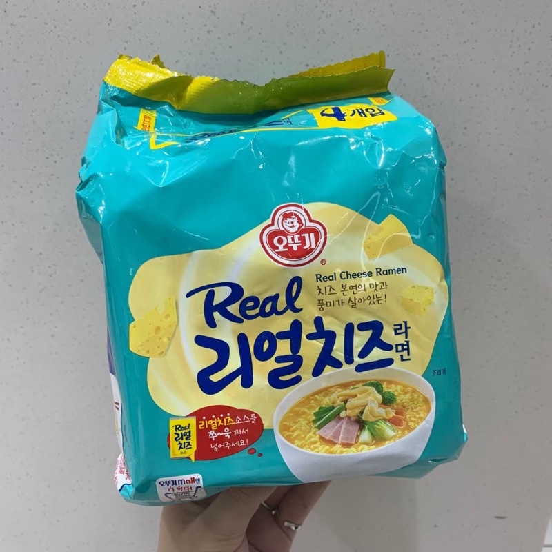 現貨🇰🇷韓國不倒翁超濃厚起司拉麵四包一入 泡麵 方便麵