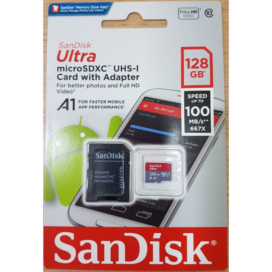 🎀樂樂購LaLaGO🎀全新 SanDisk ULTRA microSDXC A1 128GB【D022D05003】
