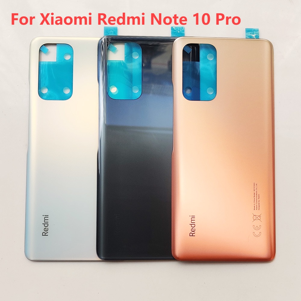 XIAOMI 小米 Redmi Note 10 Pro 後門更換電池盒的原裝後蓋蓋 Note10 Pro