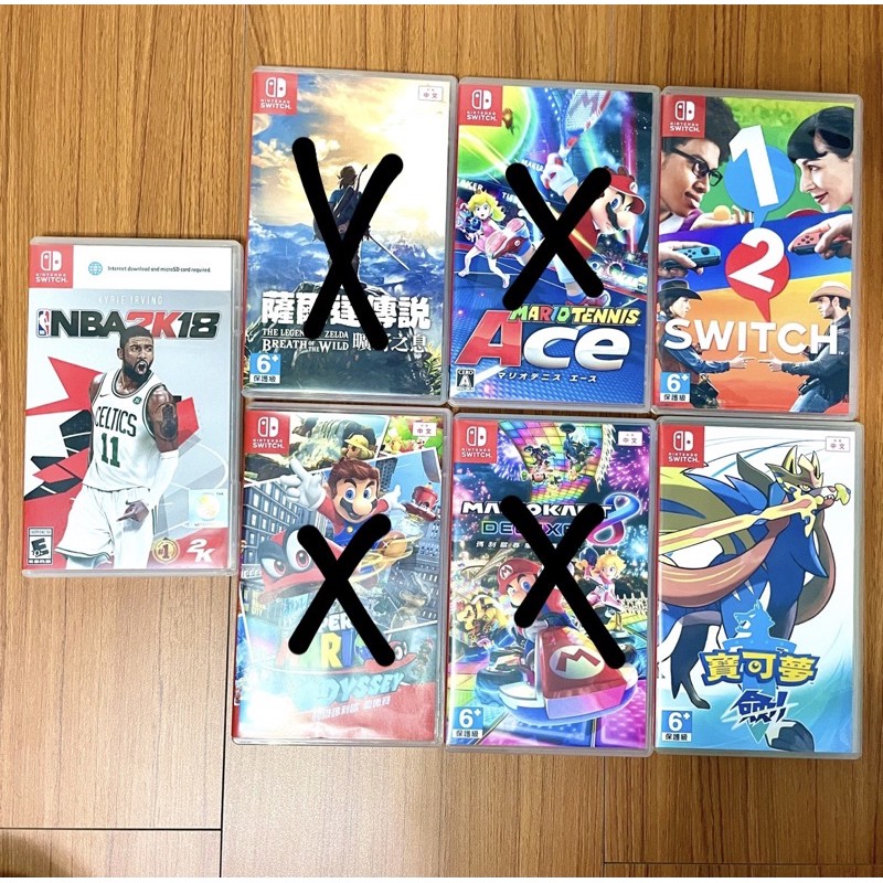 售switch 遊戲 NBA2K18/12switch/瑪利歐網球/寶可夢劍/瑪利歐奧德賽/瑪利歐賽車/薩爾達 曠野之習