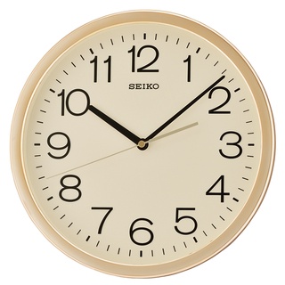 SEIKO 精工 指針式時尚掛鐘 時鐘-金框 QXA014A
