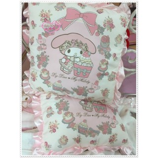 小花花日本精品♥ Hello Kitty LIZ LISA 美樂蒂午安枕 萬用枕 抱枕 靠枕 粉色玫瑰下午茶午安枕