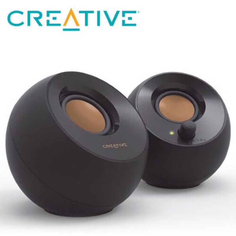 CREATIVE Pebble USB 桌上型喇叭(黑)