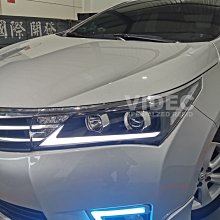 巨城汽車精品 HID 14-17 ALTIS 11代 LEXUS 款式 DRL LED 日行燈 魚眼 大燈 總成