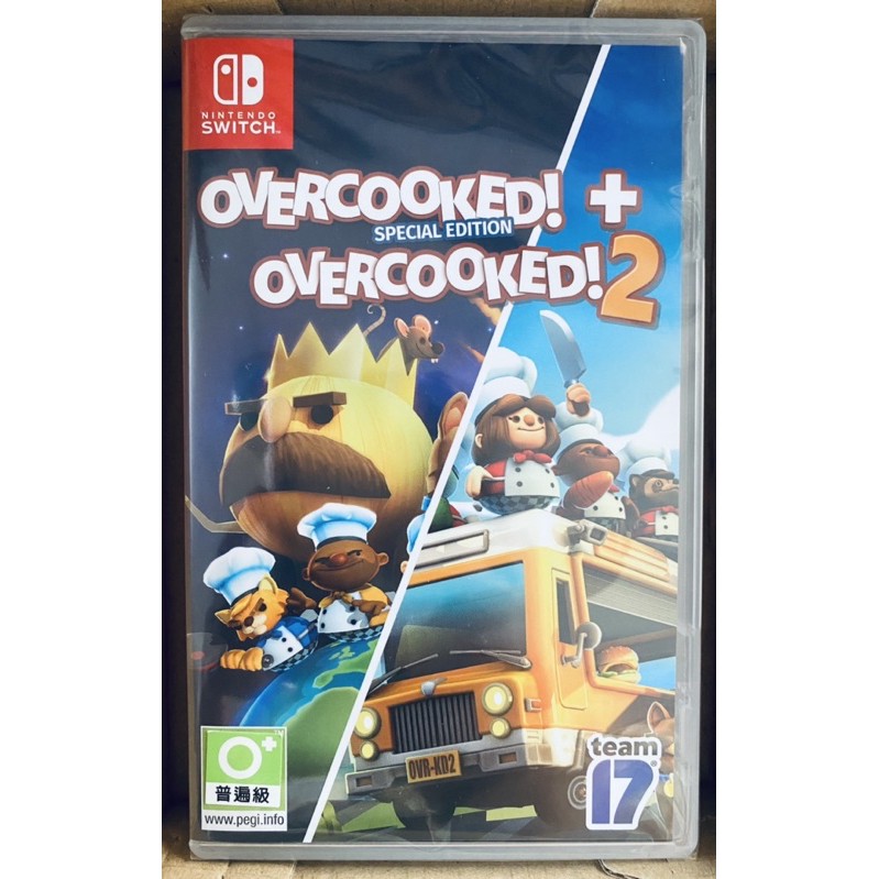 Switch［煮過頭 1+2］OVERCOOKED 1+2 多人 派對遊戲 NS 任天堂