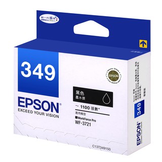 【TacTink】EPSON 349 T349151原廠 標準型黑色 雙包裝墨水匣適用WF-3721