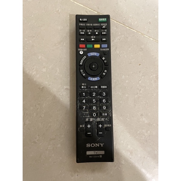 Sony TV 遙控器 RM-CD018 二手 零件機