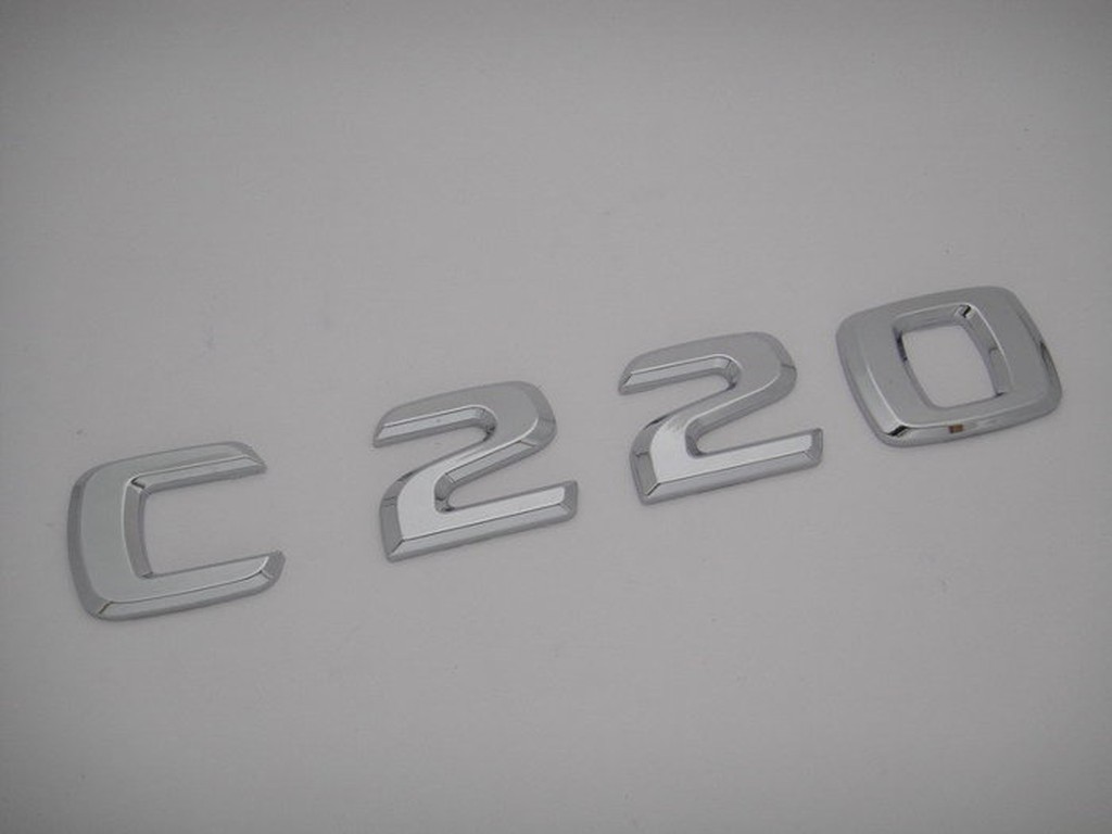 《※金螃蟹※》新款 高度25mm Benz 賓士 奔馳 C Class W204 C220 C 220 後車箱子 字體