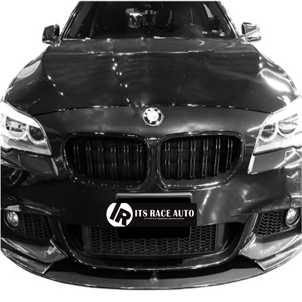 依馳國際 BMW F10 F11 P 碳纖維 前下巴+前定風翼 3件式 M TECH SPORT 保桿