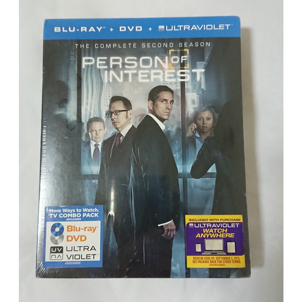 【Person Of Interest - Temporada 2】/ 疑犯追蹤第2季美國原版藍光DVD /  全新
